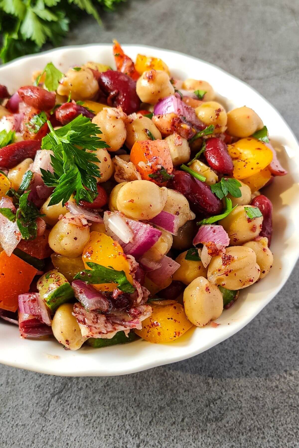 Middle Eastern Bean Salad